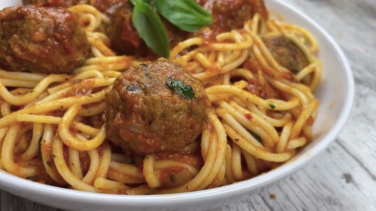 Spaghetti And Meatballs In Marinara Sauce Recipe How To Make