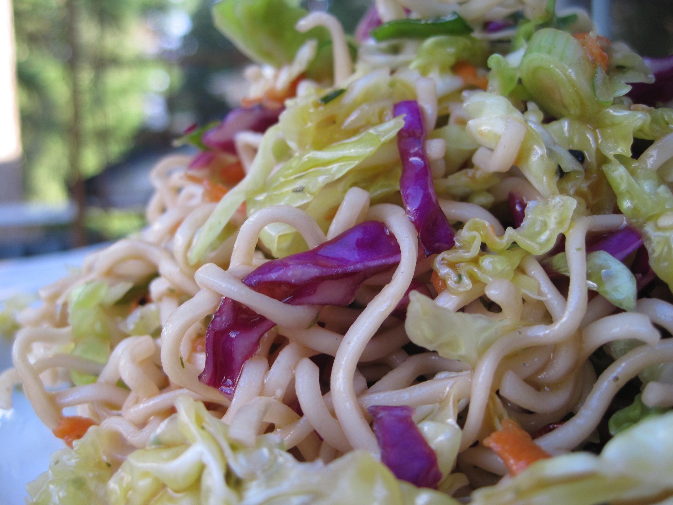 Asian Noodle and Cabbage Salad - Dining and Cooking