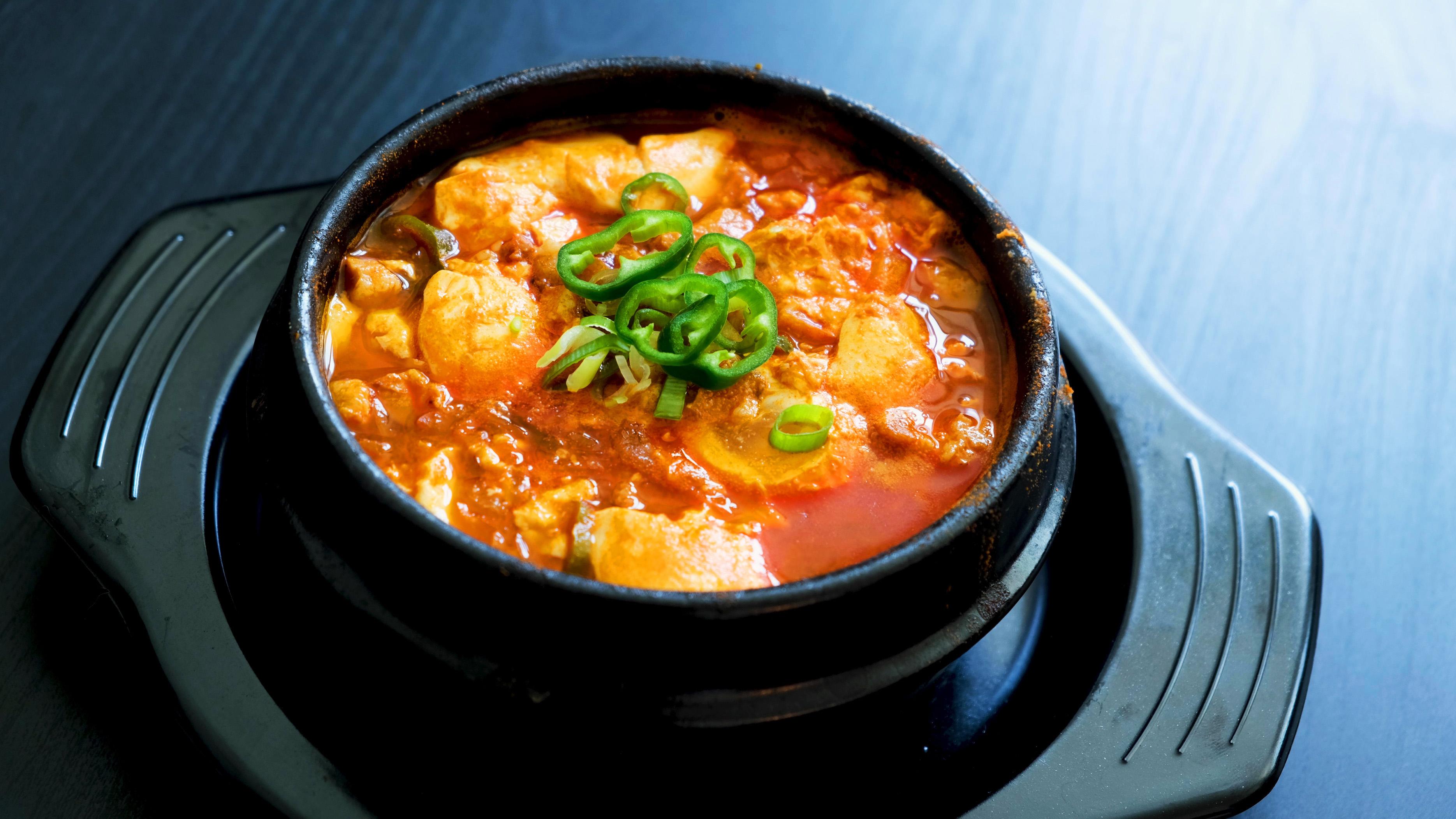 Soondubu Jigae Korean Soft Tofu Stew Dining And Cooking