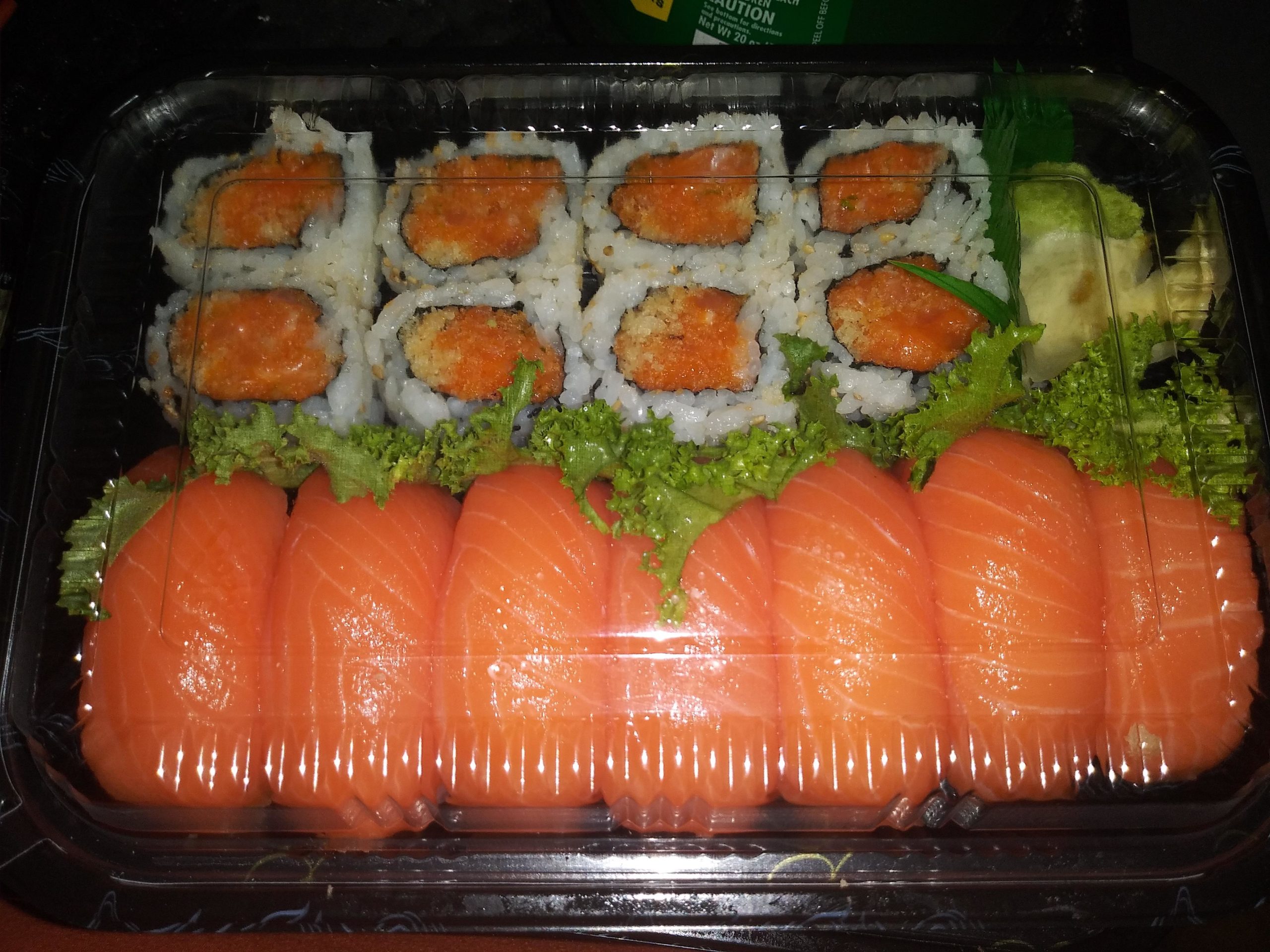 Quarantine Delivery Salmon Lovers Salmon Nigiri Sushi And Maki Spicy