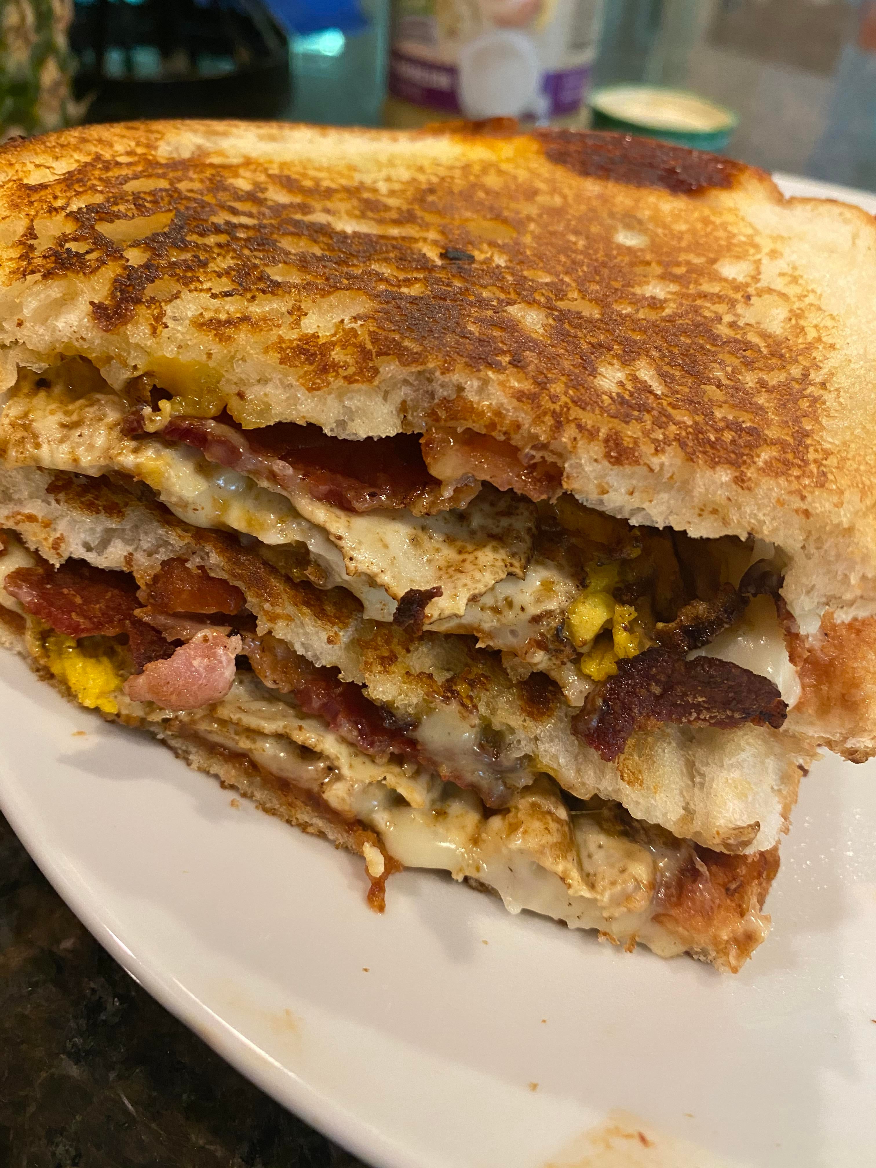 Bacon Egg And Cheese On Sourdou