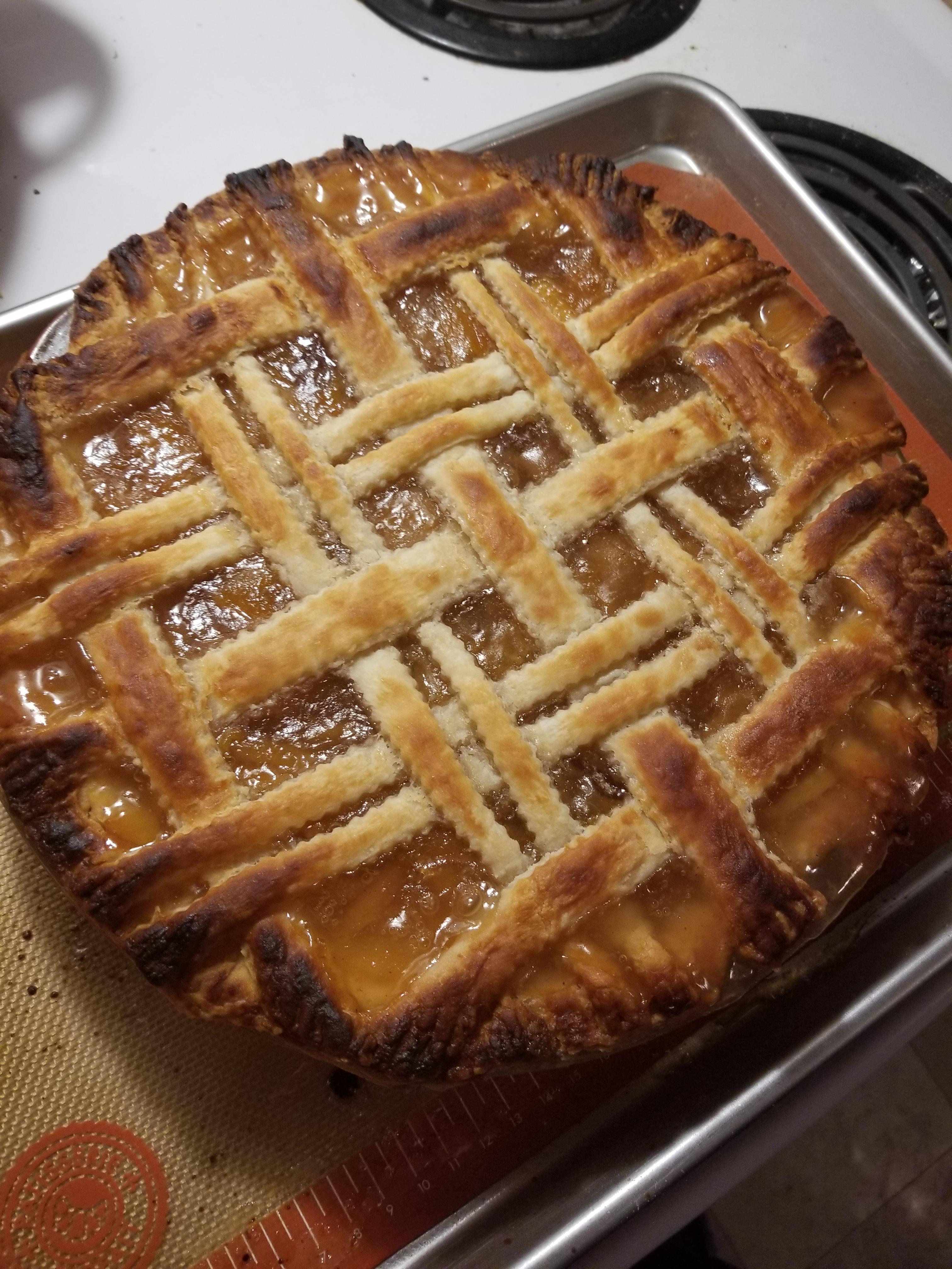 So I Made A Peach Pie From Canned Peach P