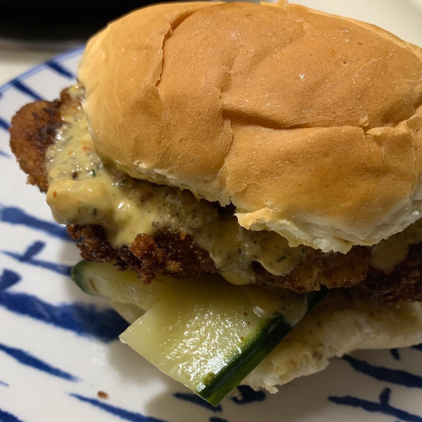 Fried Chicken Sandwich With Homemade Buffalo S