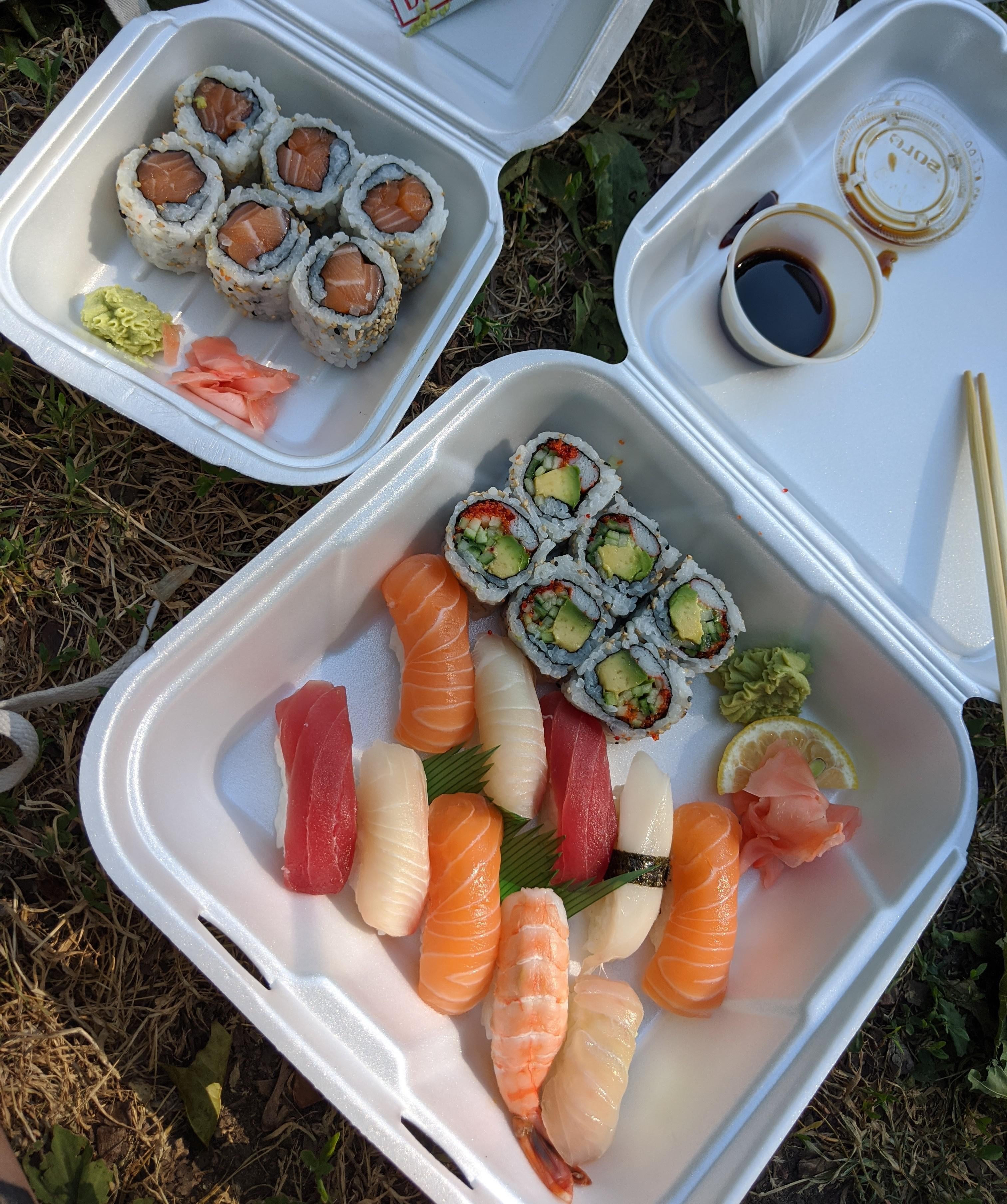 Sushi In The Park For The First Time Since Lo