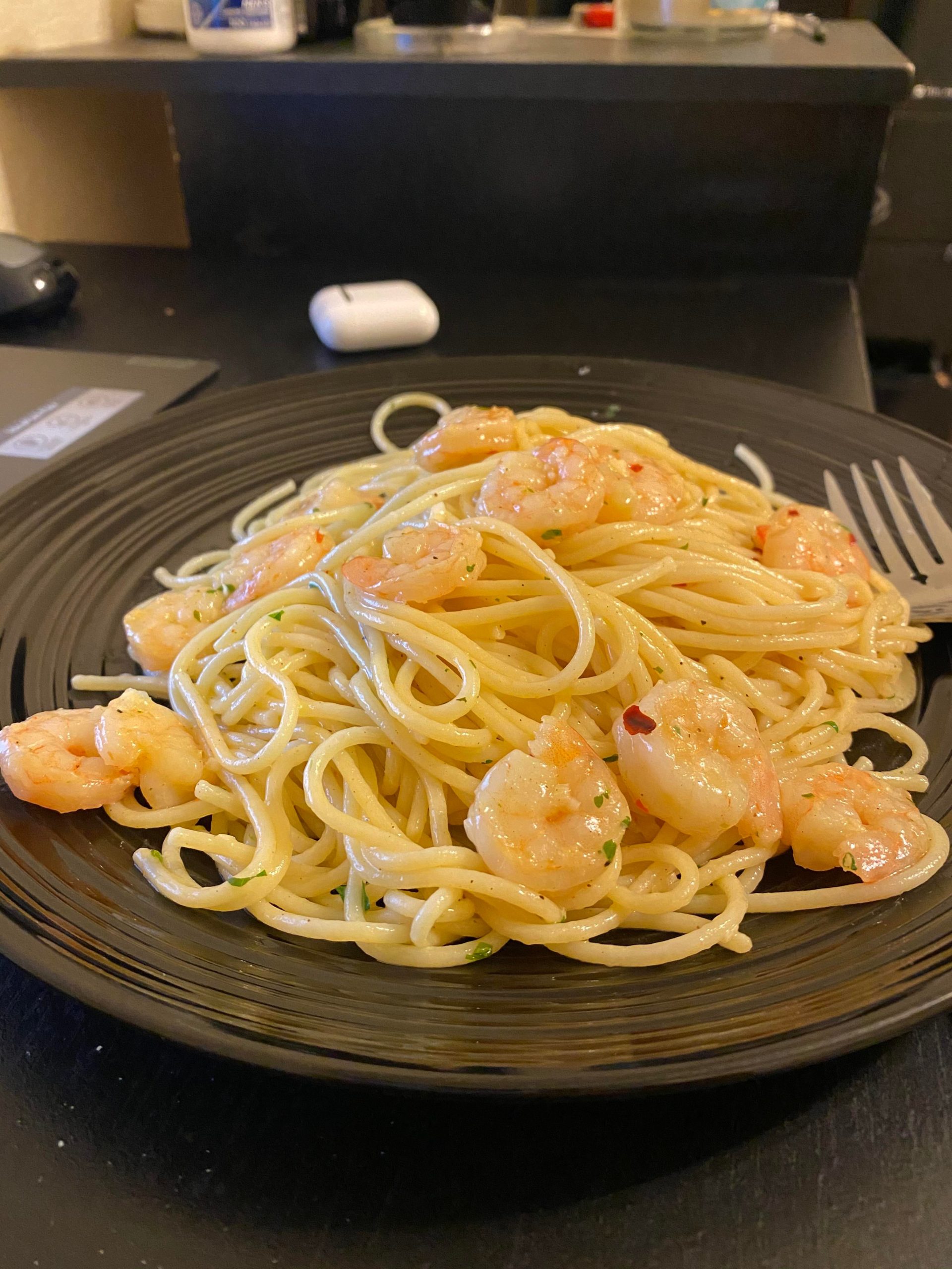 Tried Making Shrimp Scampi Turn Out Bretty Gud Dining And Cooking