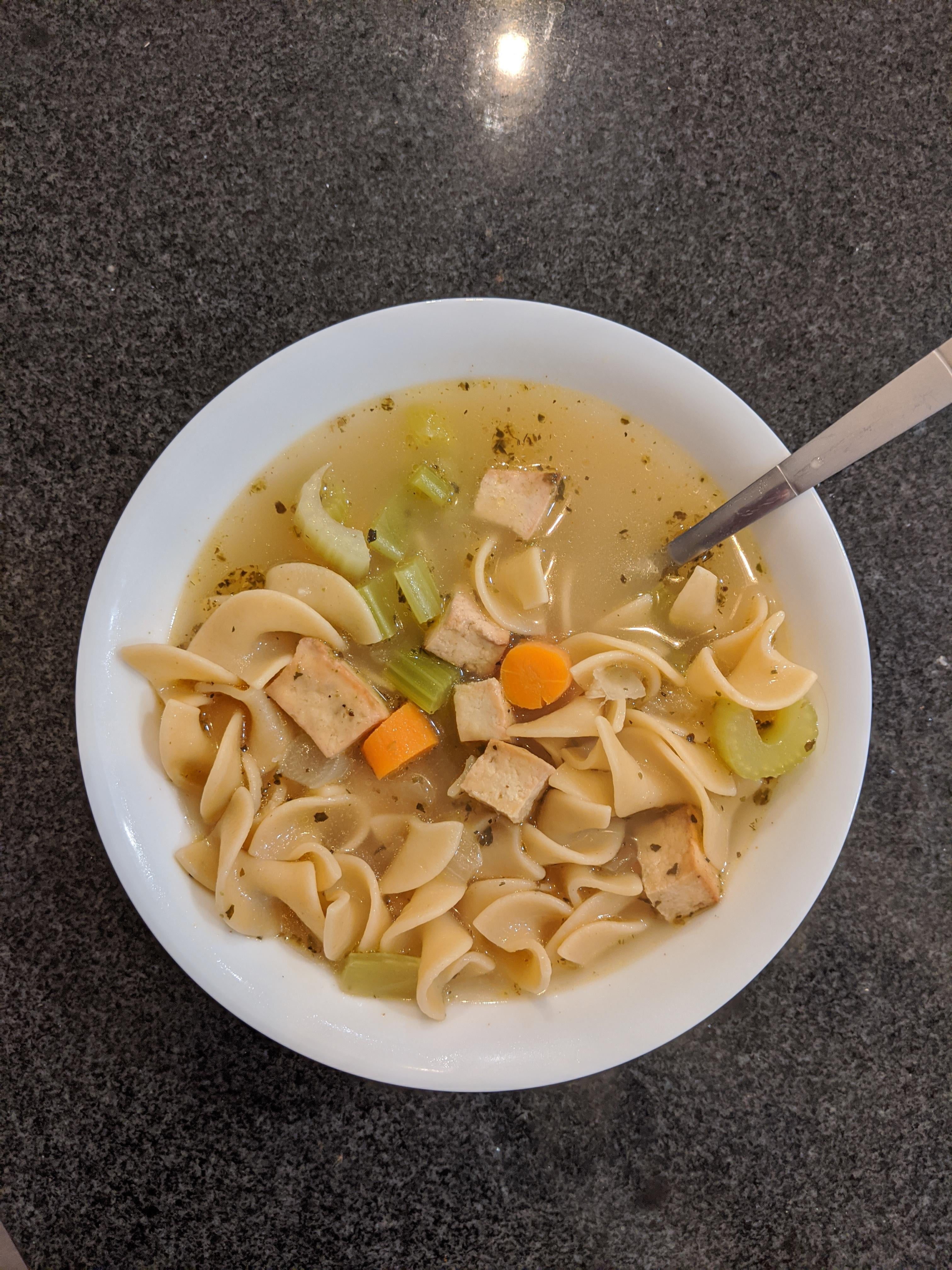 Tofu noodle soup :') - Dining and Cooking