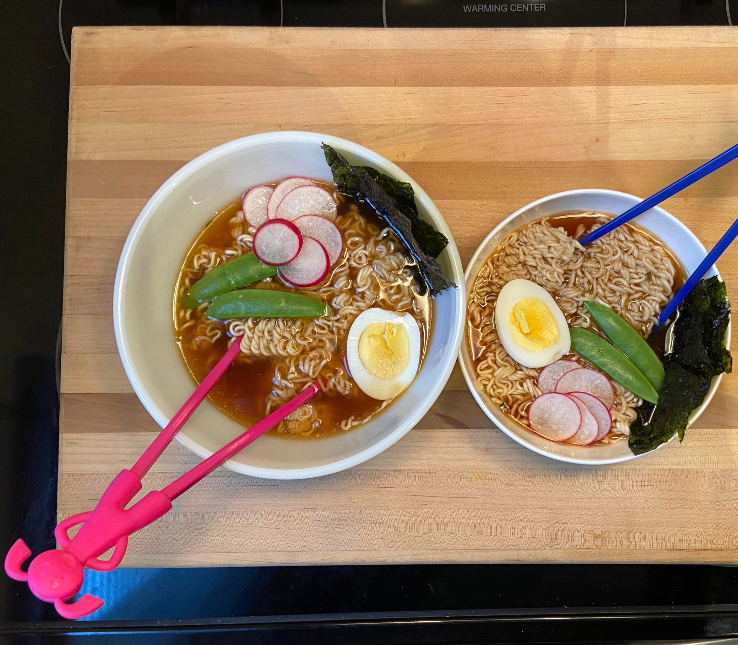 Instant ramen noodles I made for my children (5 & 11 yrs old) 💜