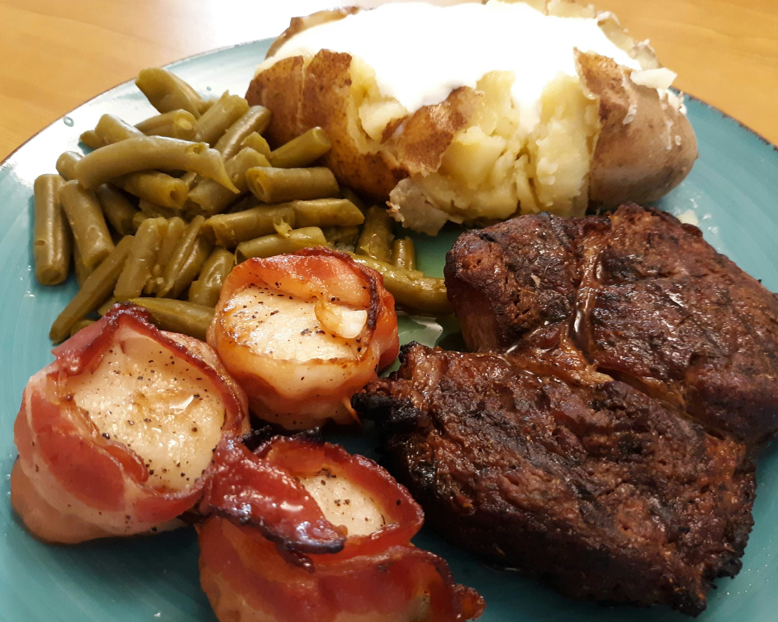 Simple Sunday Dinner Grilled Ribeye Baconwrapp