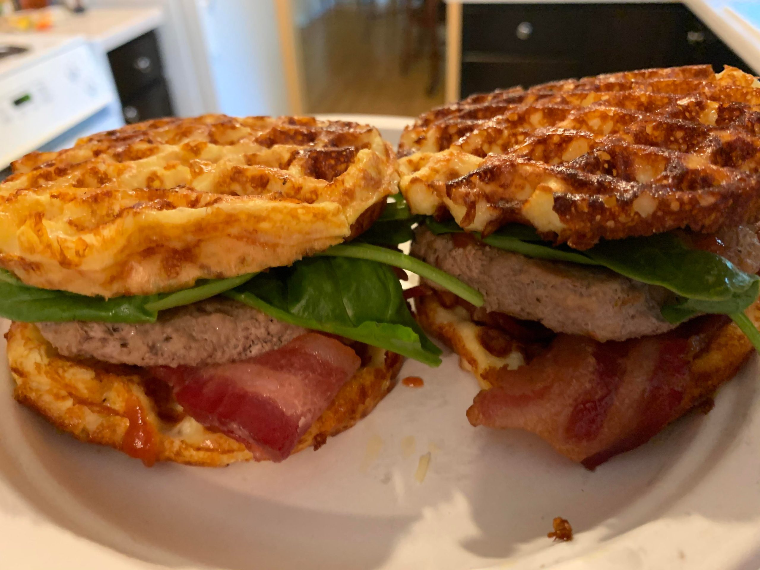 i-perfected-my-chaffle-bun-for-these-turkey-and-bacon-burgers-dining-and-cooking