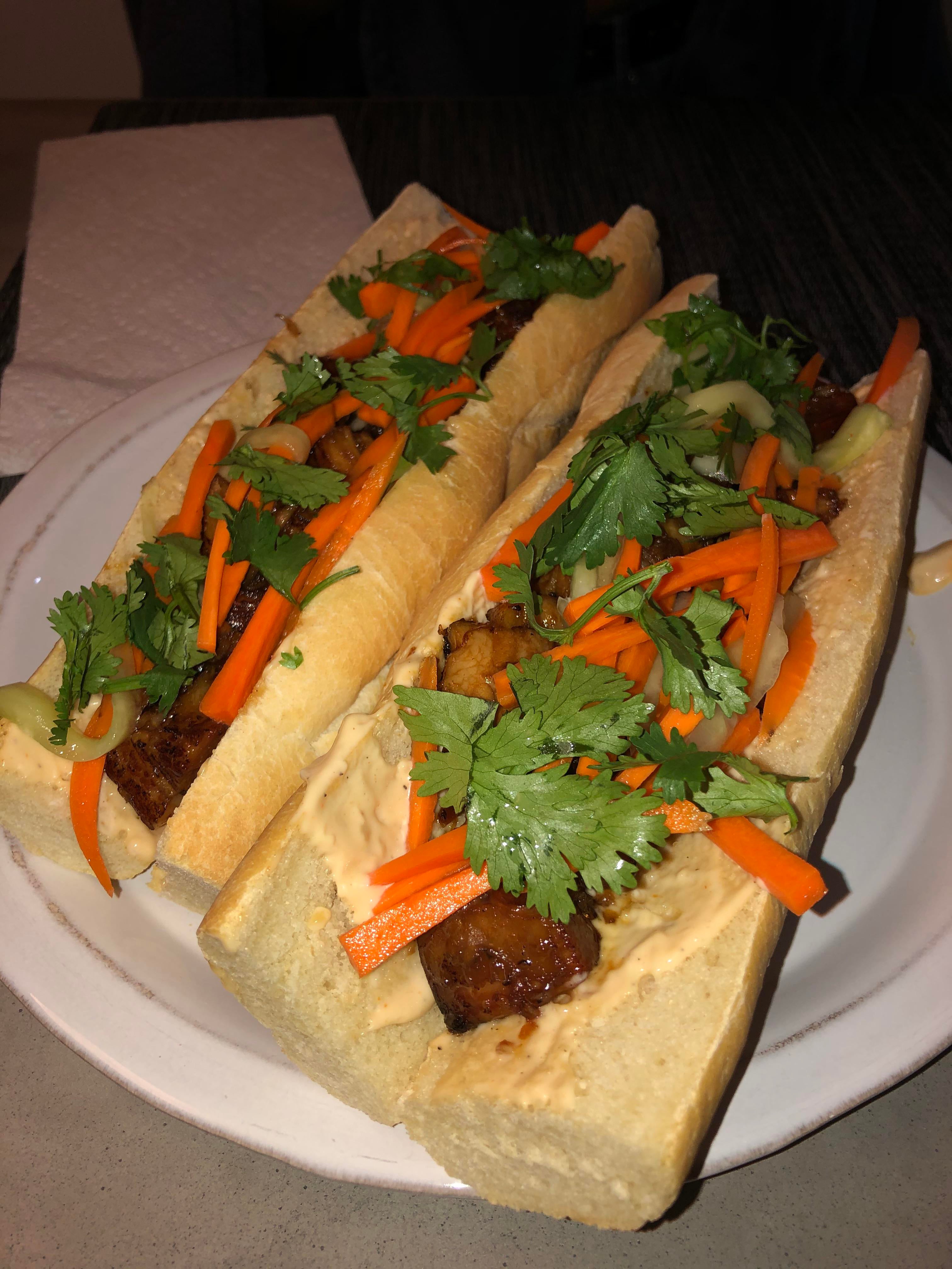 My Spin On Banh Mi Pork Belly At