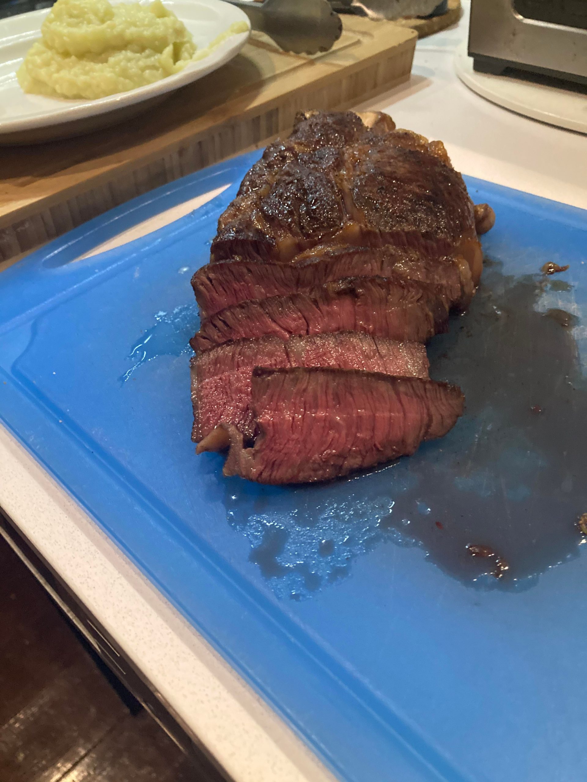 Reverse Seared Rib Eye Dining And Cooking 