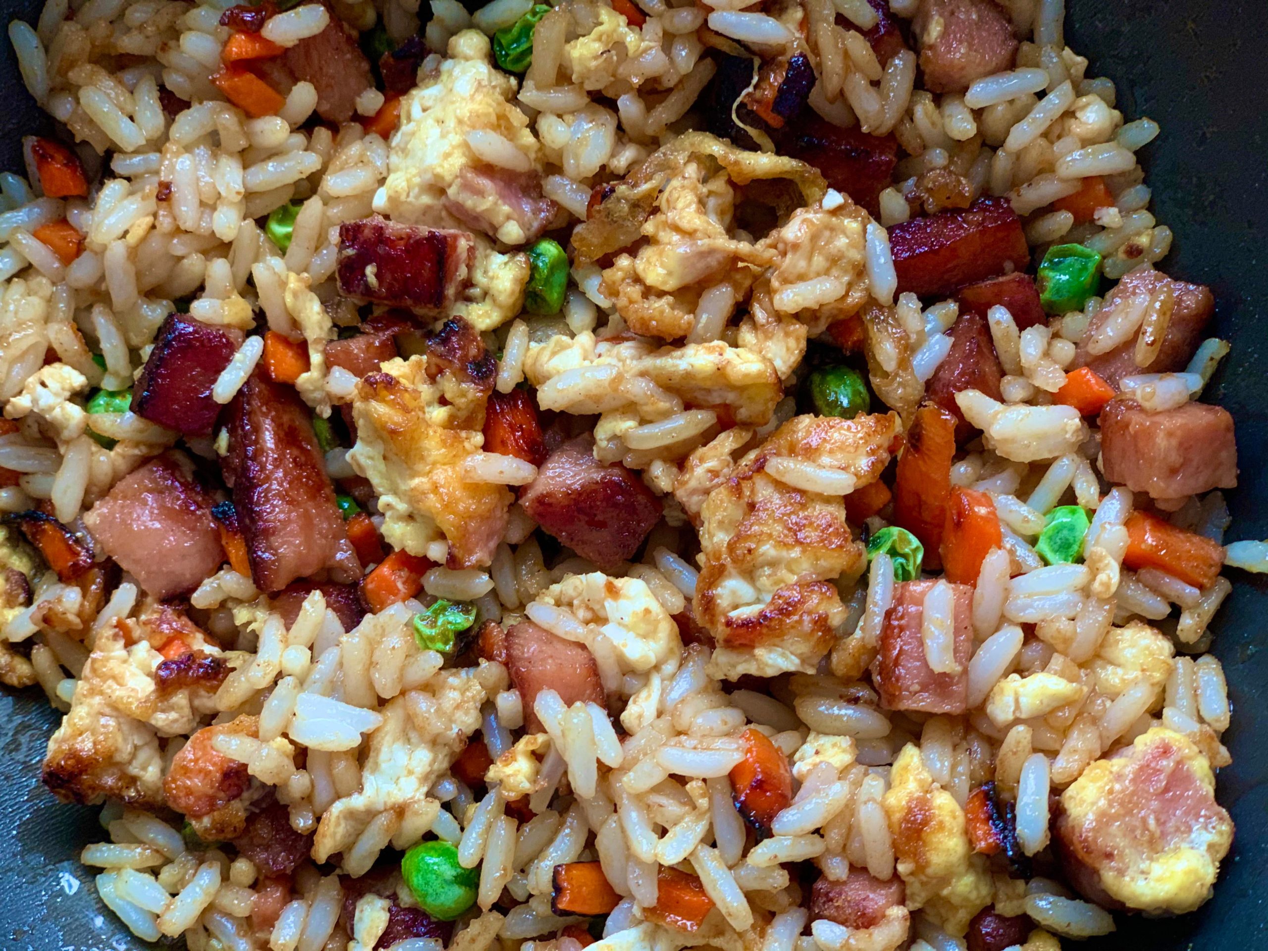 Spam fried rice Dining and Cooking