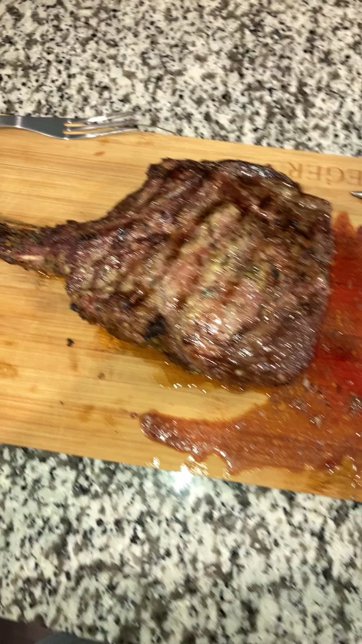 Smoked And Reverse Seared Tomahawk Steak Dining And Cooking 