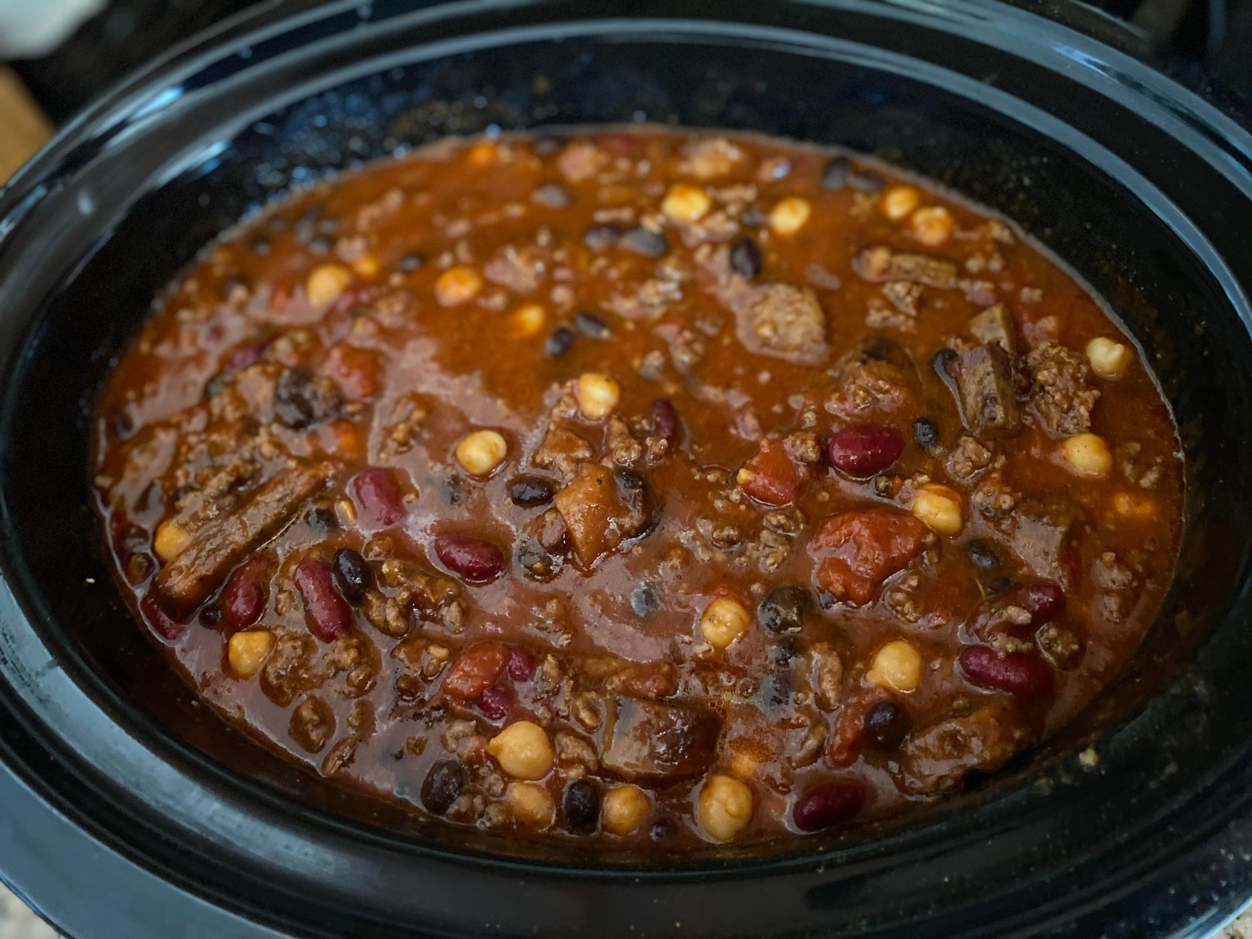 My 4 meat 4 bean chili 🌶 🔥 🥵 - Dining and Cooking