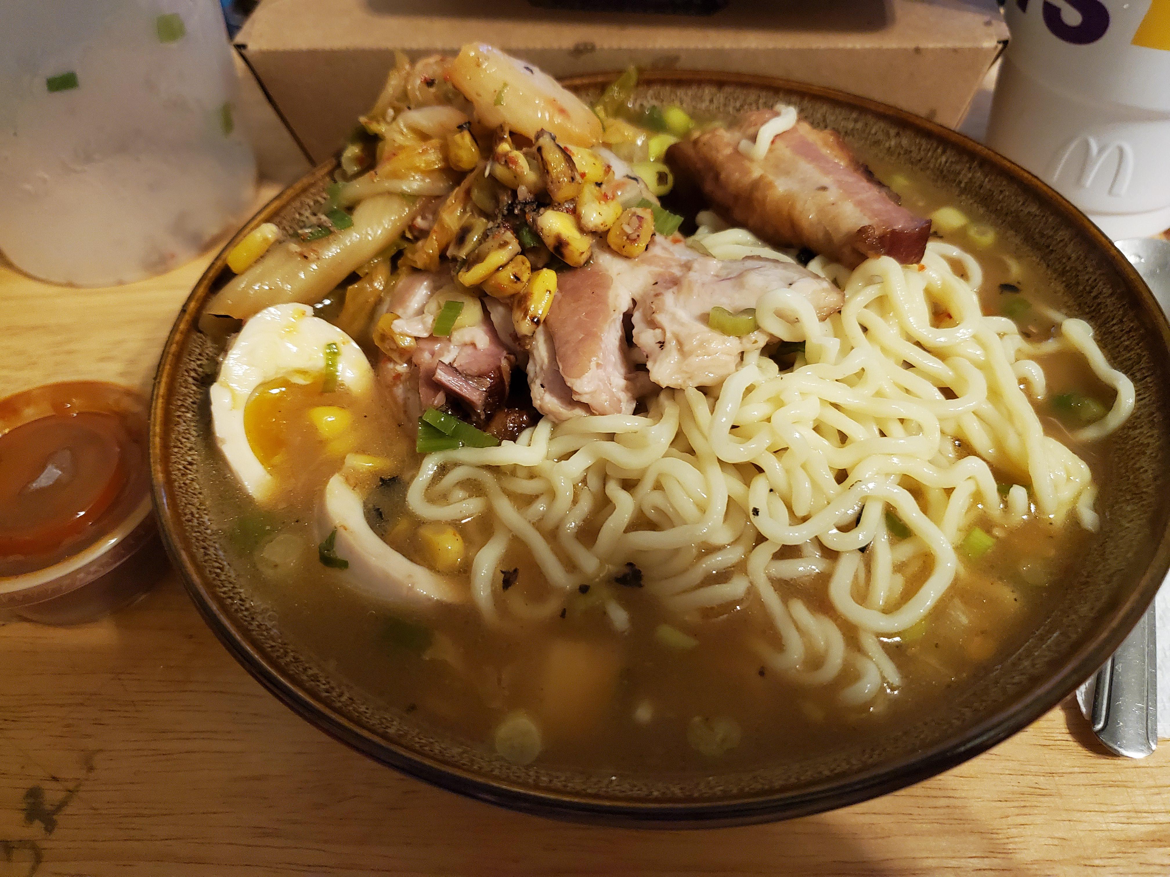 Its Not The Prettiest But I Got Some Takeout Ramen Tonight That I