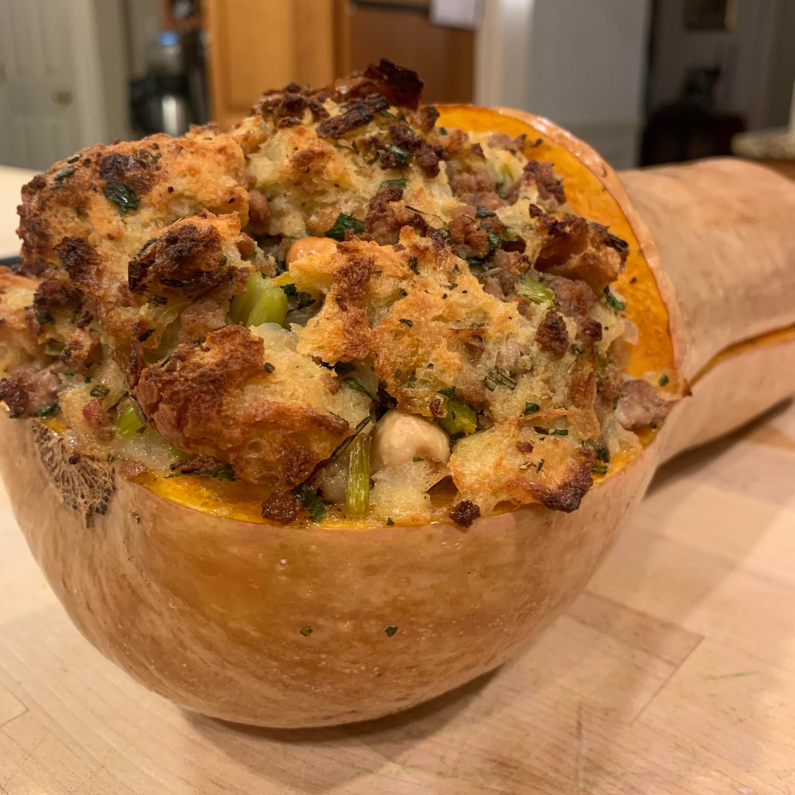 Thanksgiving Stuffed Butternut Squash A La Matt