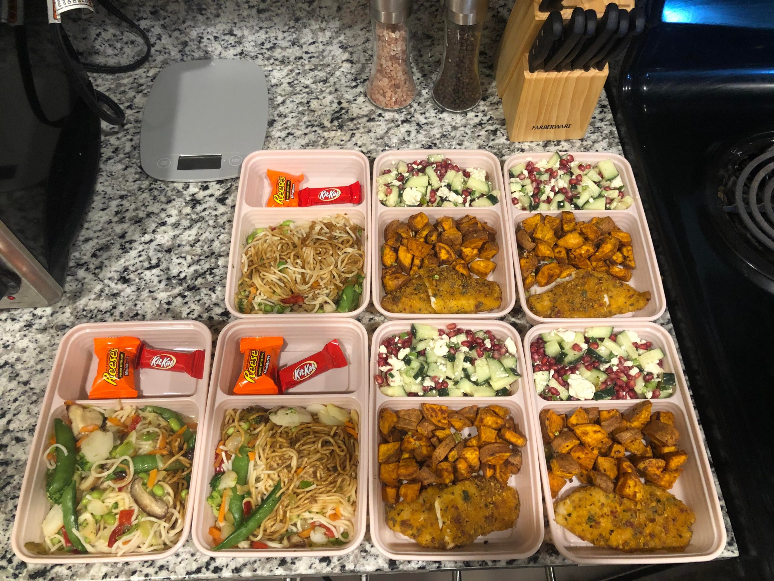 Easy 922 calorie lunch and dinner meal prep! - Dining and Cooking