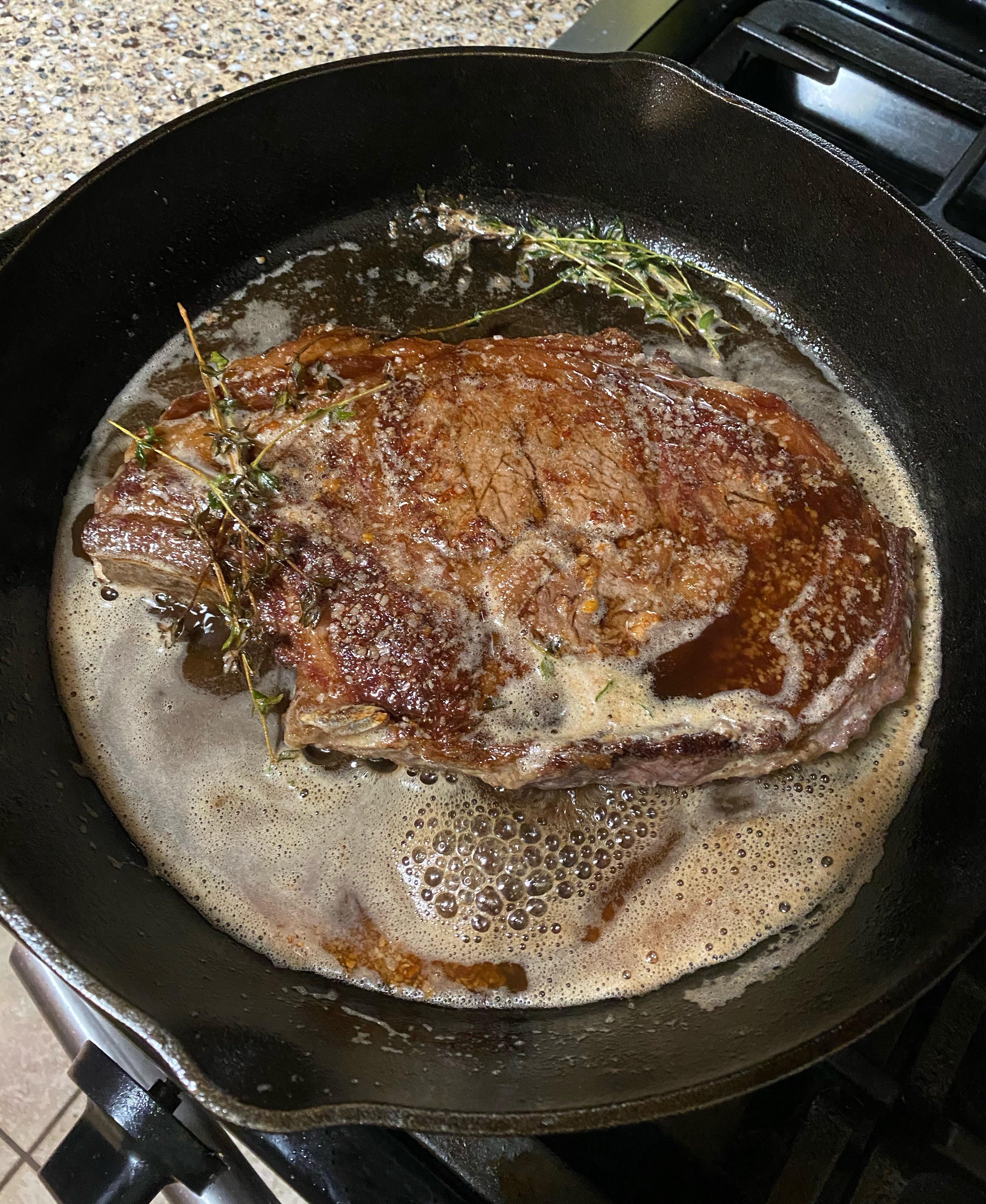 A Butter Basted Ribeye Was One Of The Best M