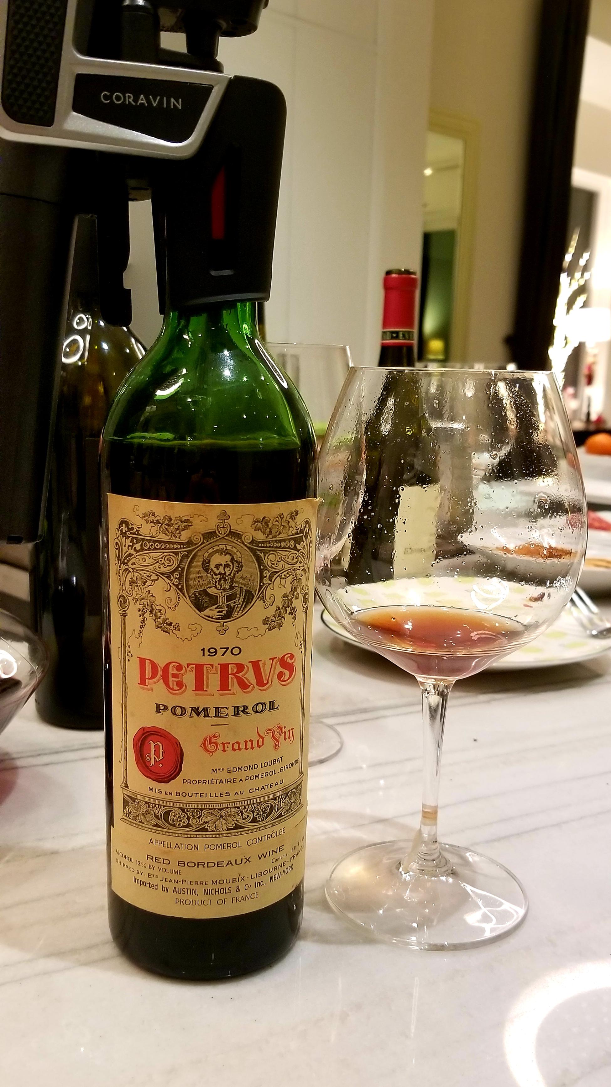 Chteau Ptrus Pomerol 1970