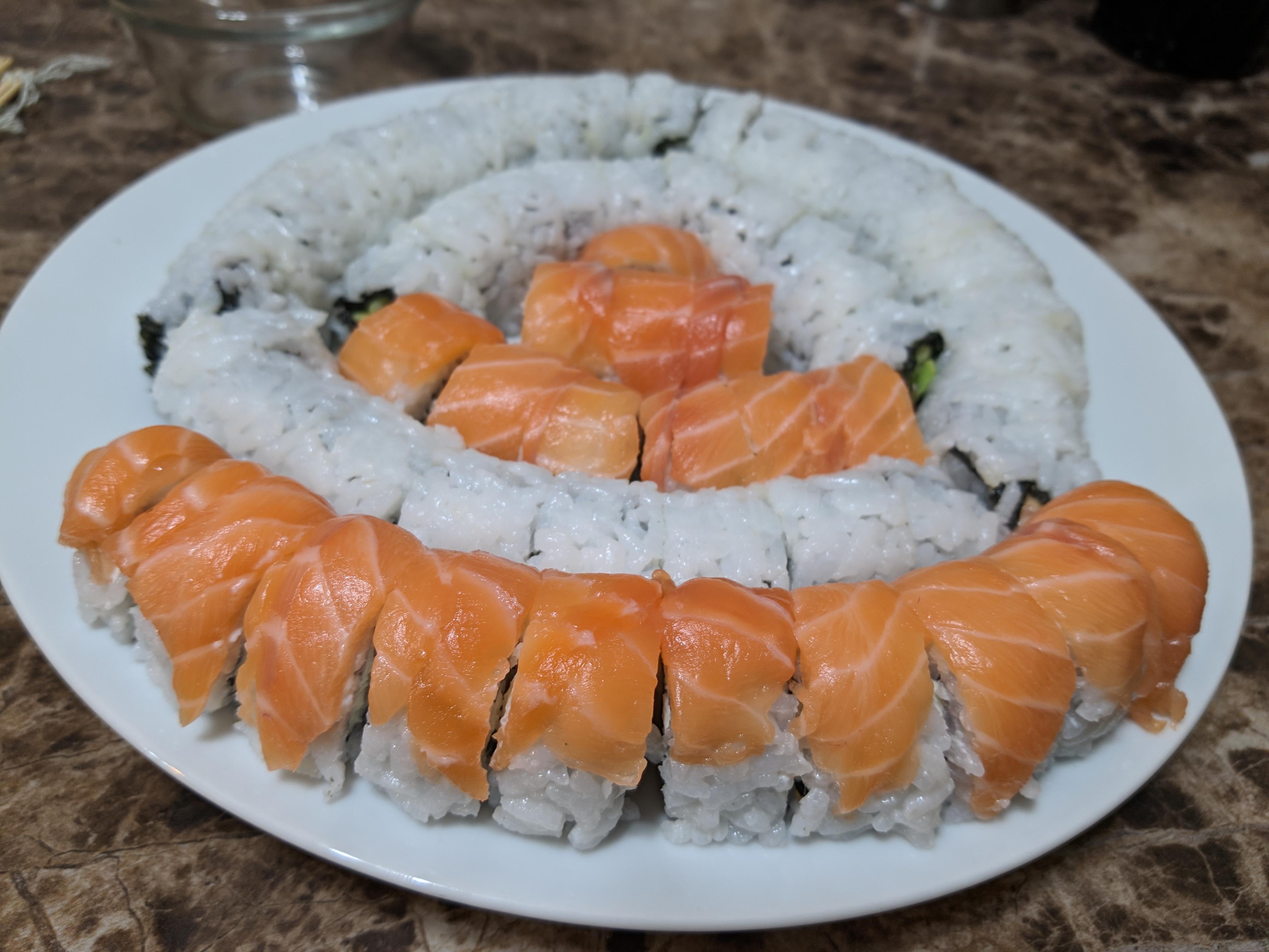 First homemade sushi platter - Dining and Cooking