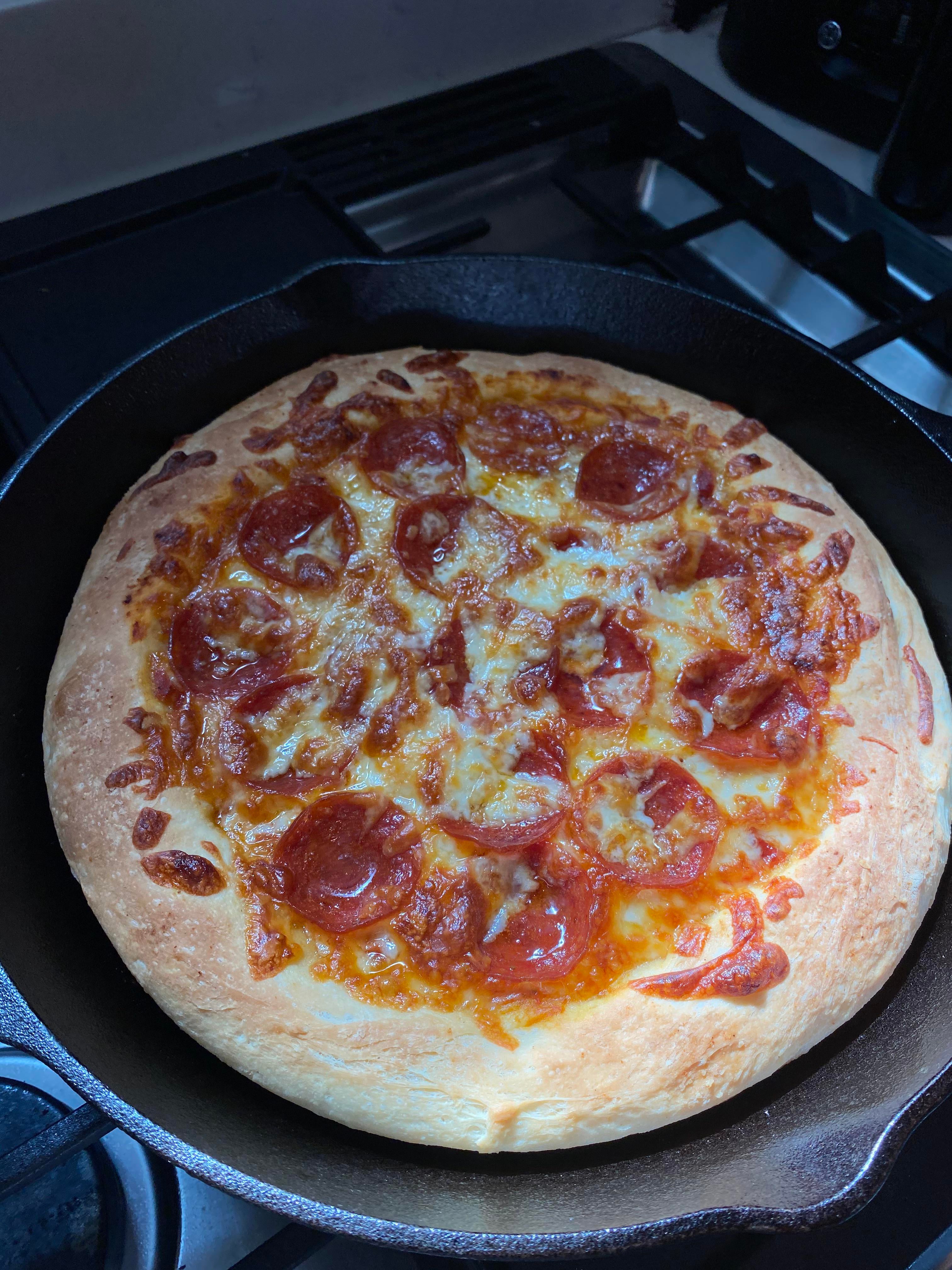 Cast Iron Pizza So Delicious Di