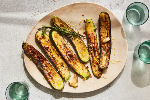 Pan-Seared Zucchini