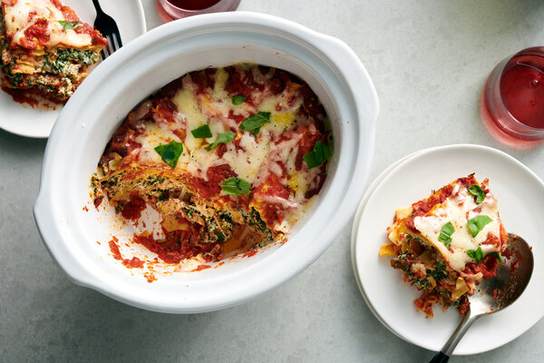 Slow-Cooker Lasagna