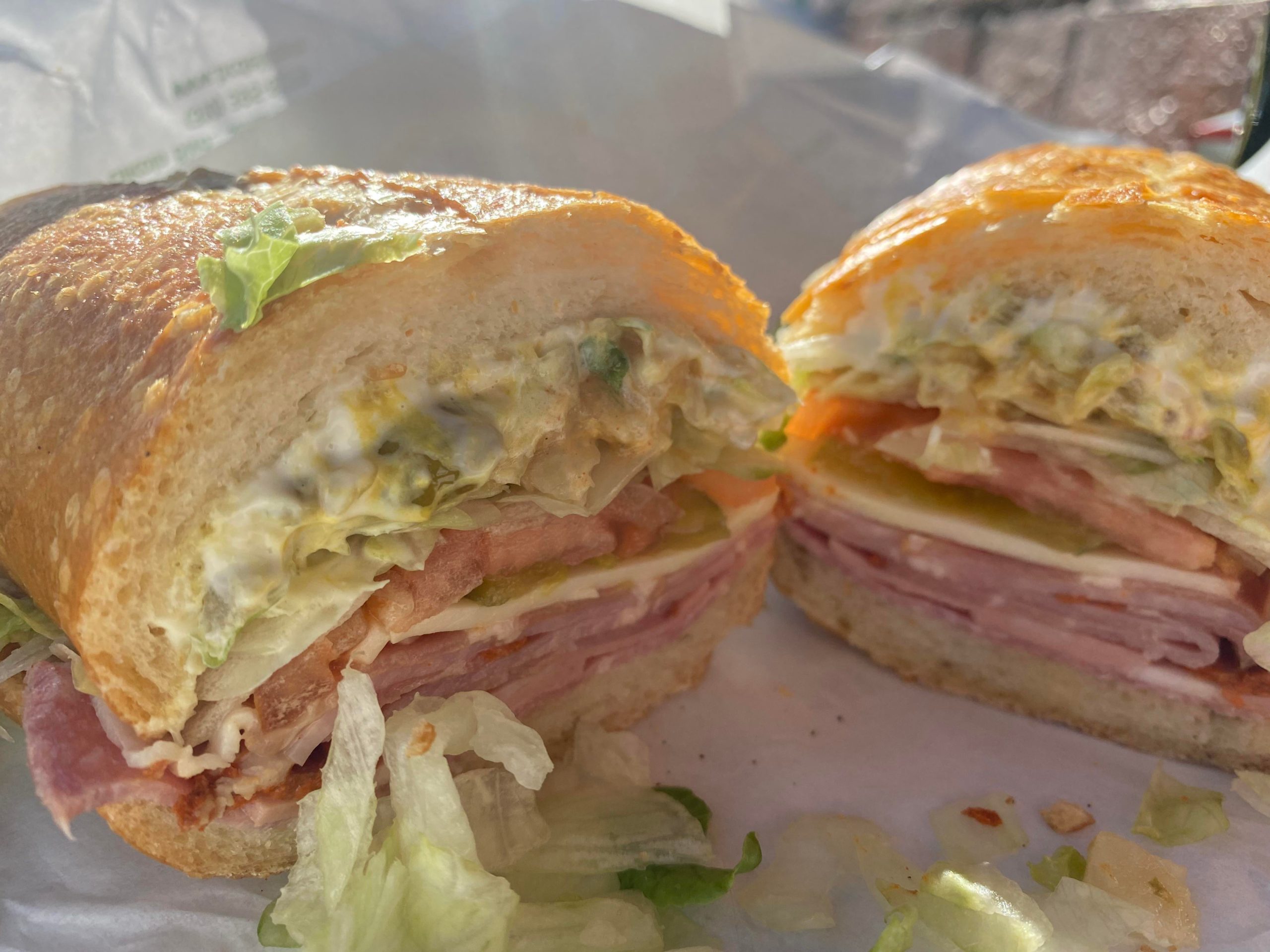 The Godmother From Bay Cities Deli In Santa Monica Ca Contains Genoa Salami Mortadella