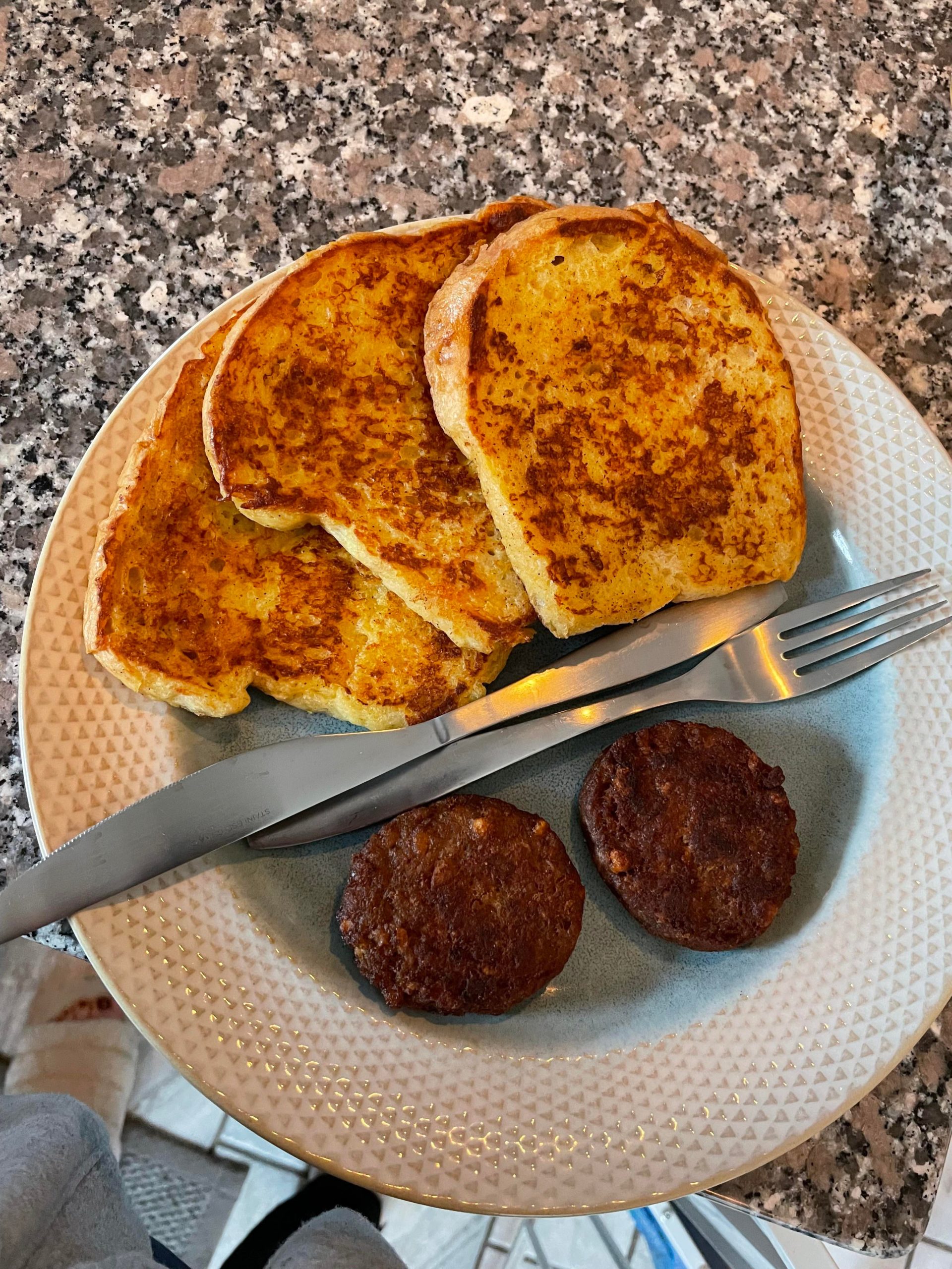 Homemade Vegan French Toast And