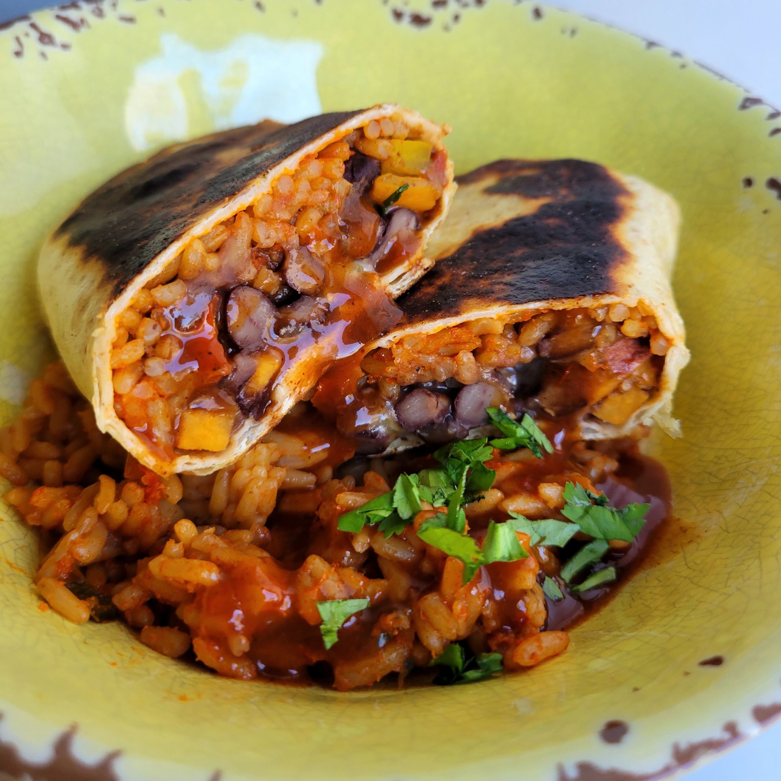 Black Bean And Sweet Potato Burrito ♡ Dining And Cooking 0956