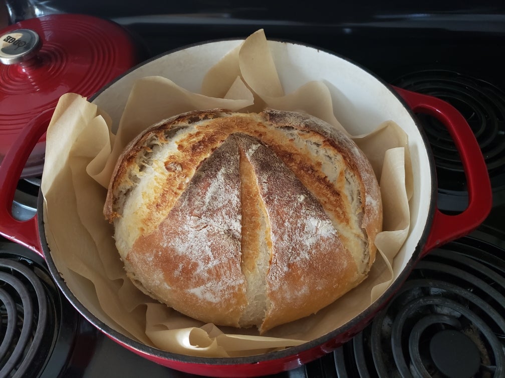 Crushed This Sourdough In My Dutch Oven Dining And Cooking