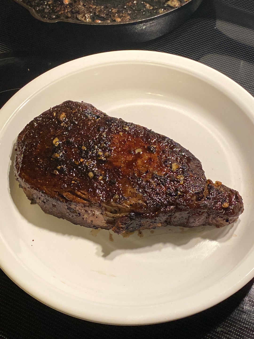 Boneless Ribeye And Cast Iron Skillet Dining And Cooking 