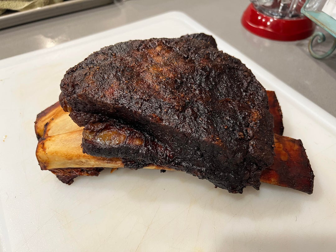 10 Hour Beef Ribs On The Bge Dining And Cooking