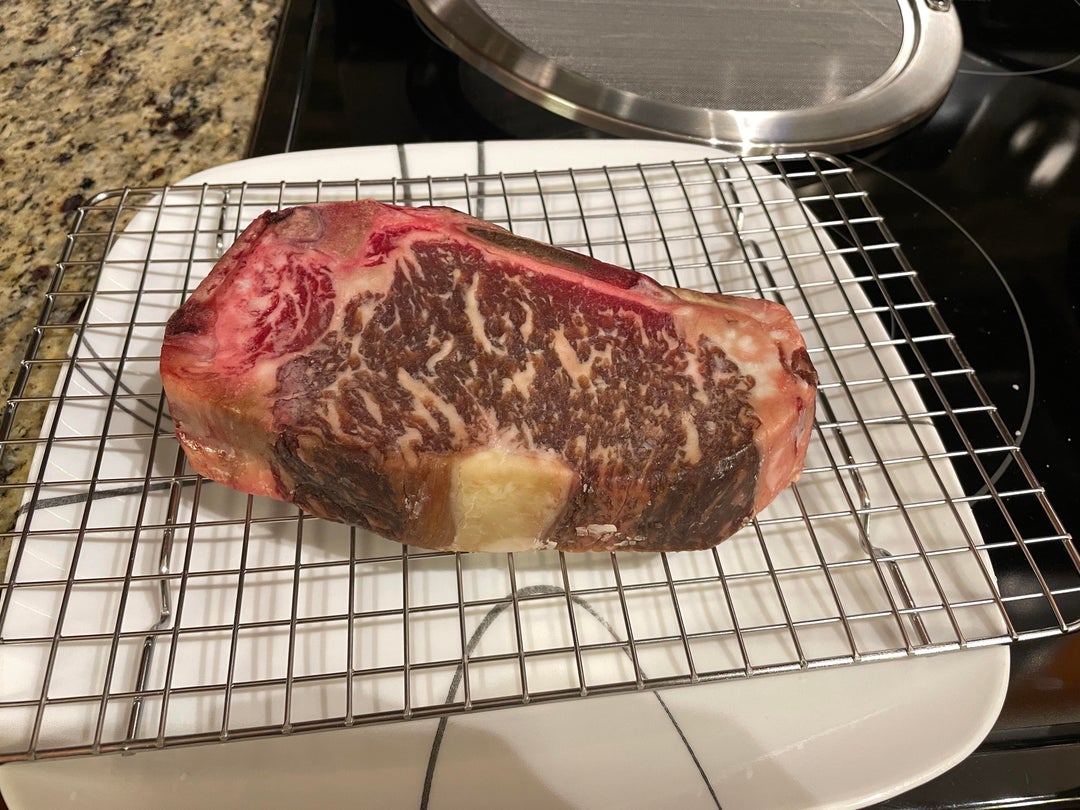 Dry Aged Bone In New York Strip Dining And Cooking 