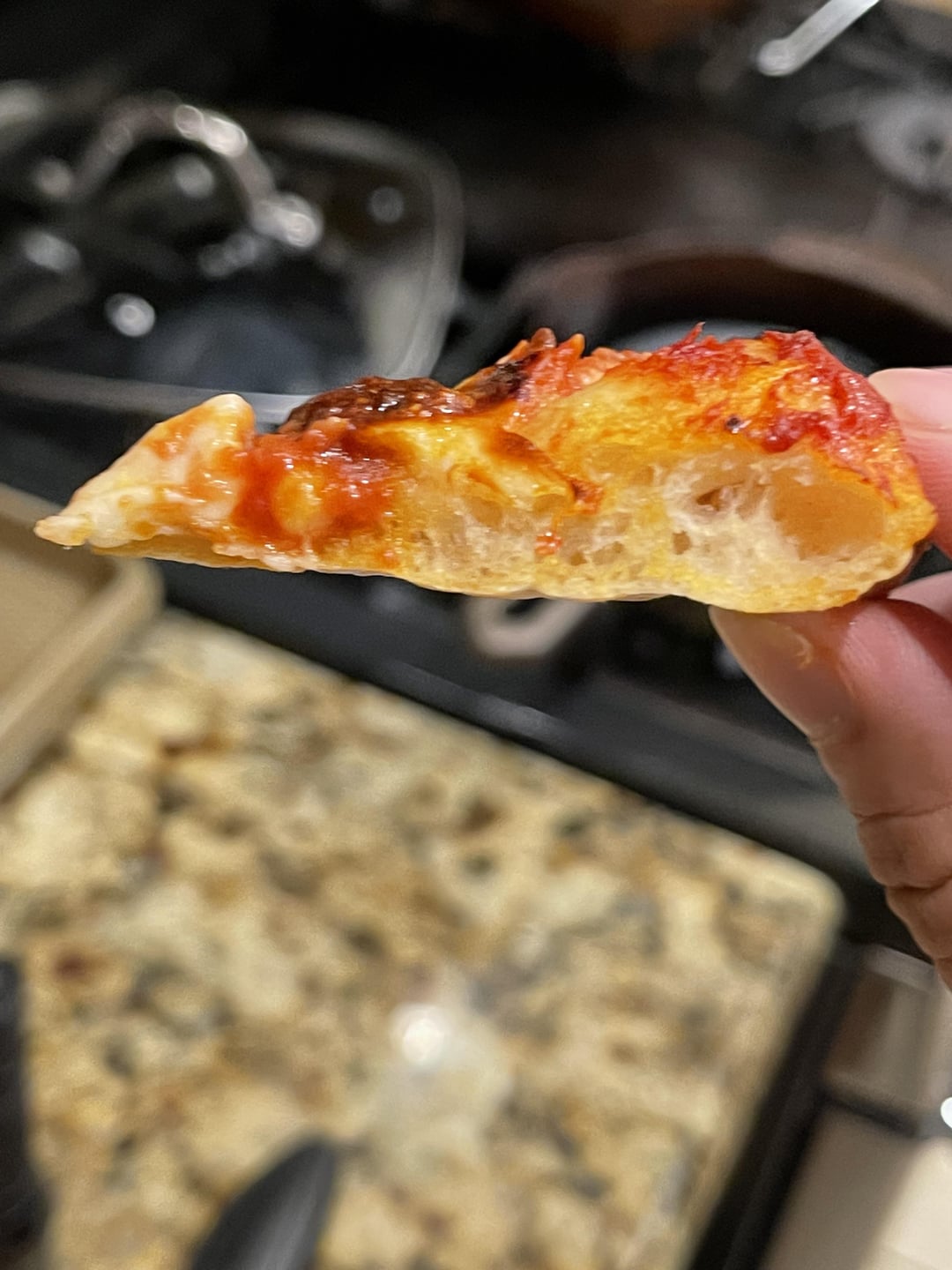 Trying make pizza in conventional oven Dining and Cooking