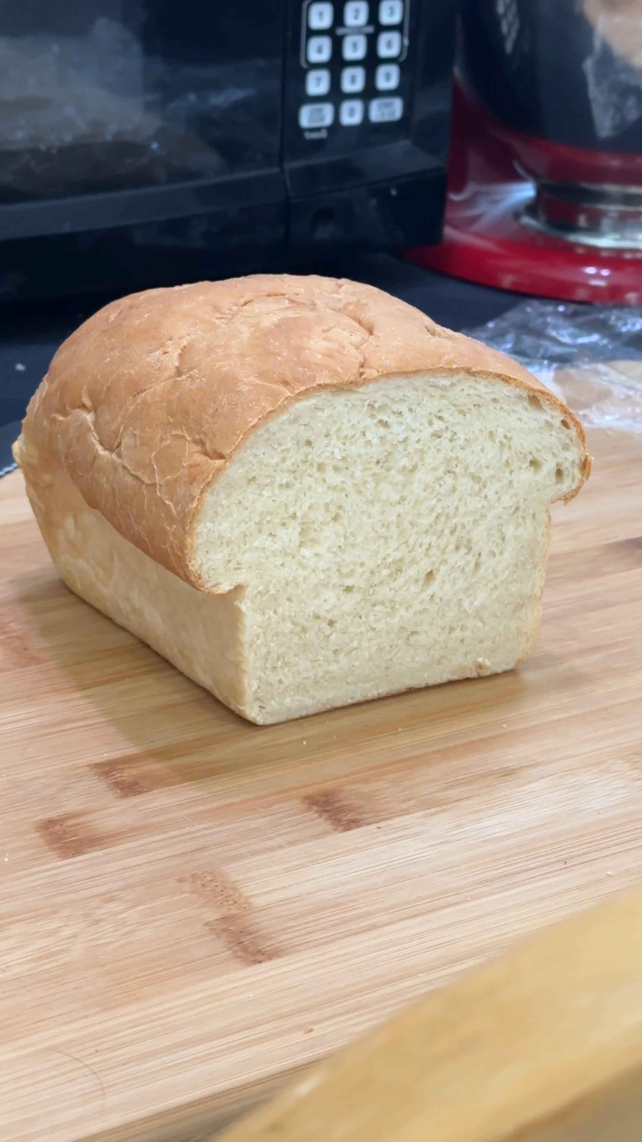 Slicing Homemade King Arthur’s Classic Sandwich Bread - Dining And Cooking