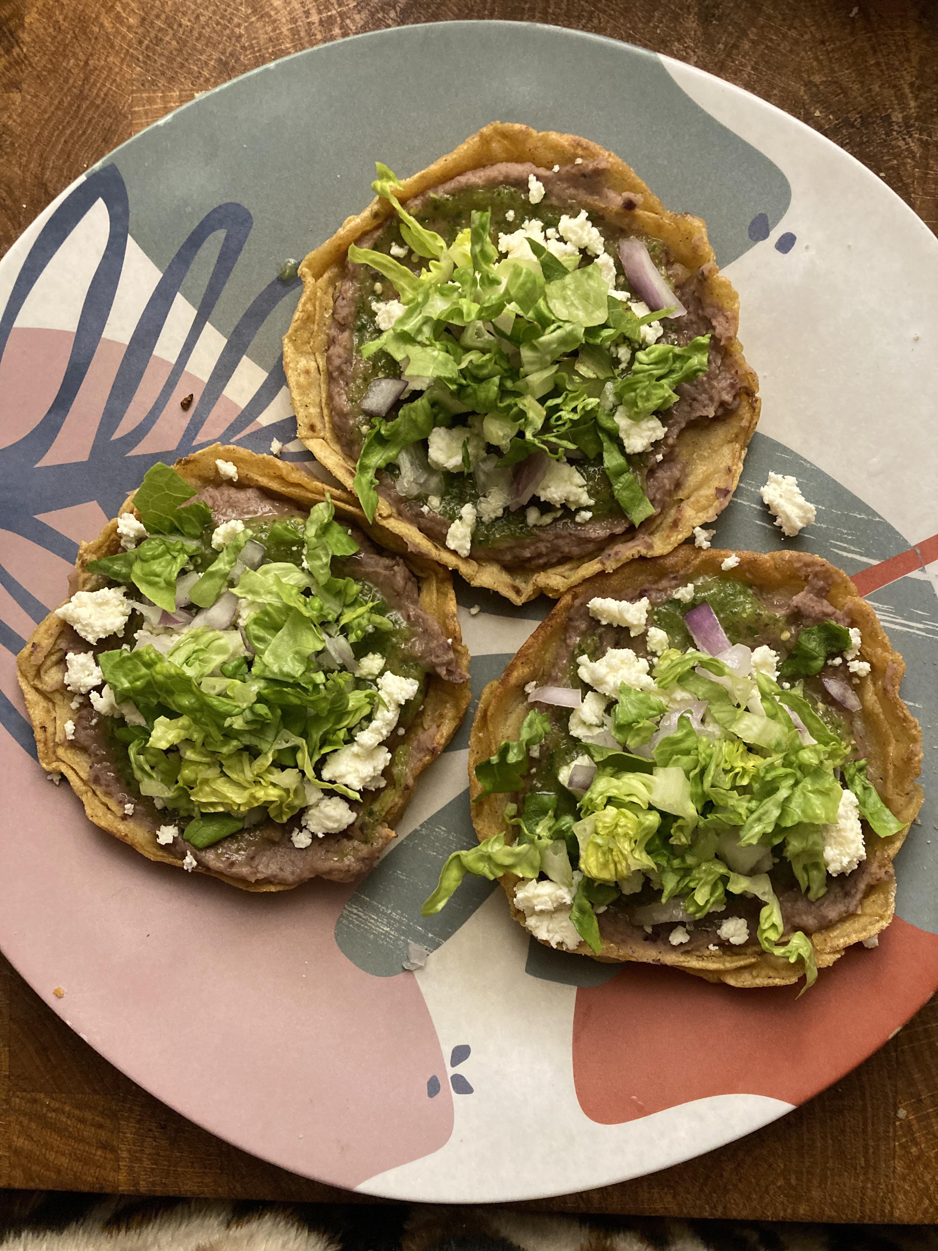 Sopes De Frijol Y Salsa Verde Dining And Cooking 