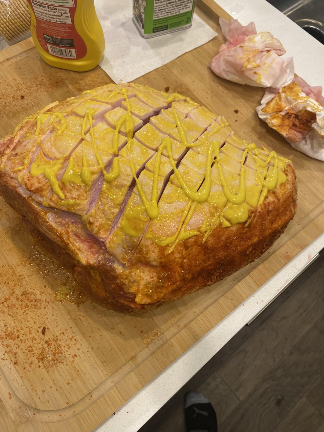 Doing my first long cook. 10 pound pork shoulder Dining and Cooking