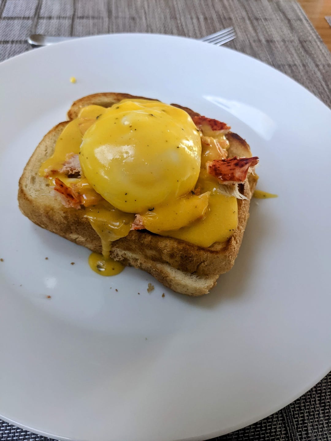 Lobster Eggs Benedict on grilled cheese Dining and Cooking