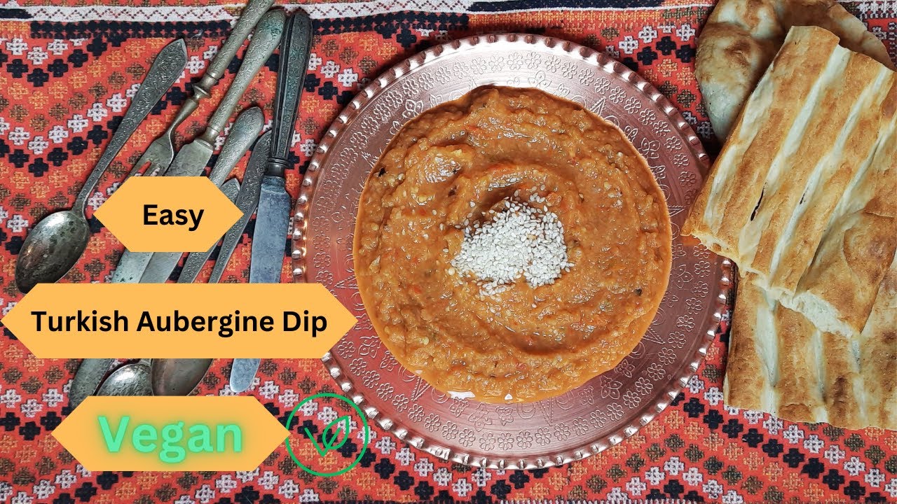 Vegan Turkish Aubergine Dip recipe - Dining and Cooking