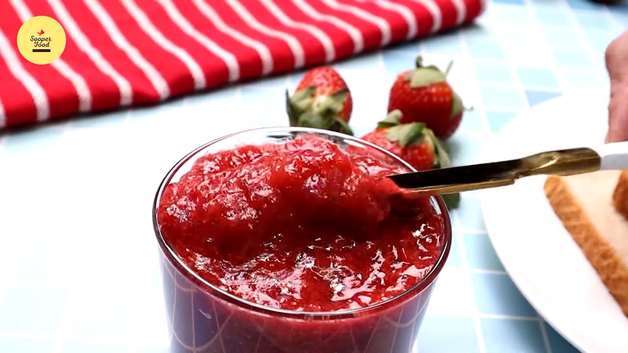 Strawberry Jam Recipe | How to Make Homemade Strawberry Jam | Easy 2 ...