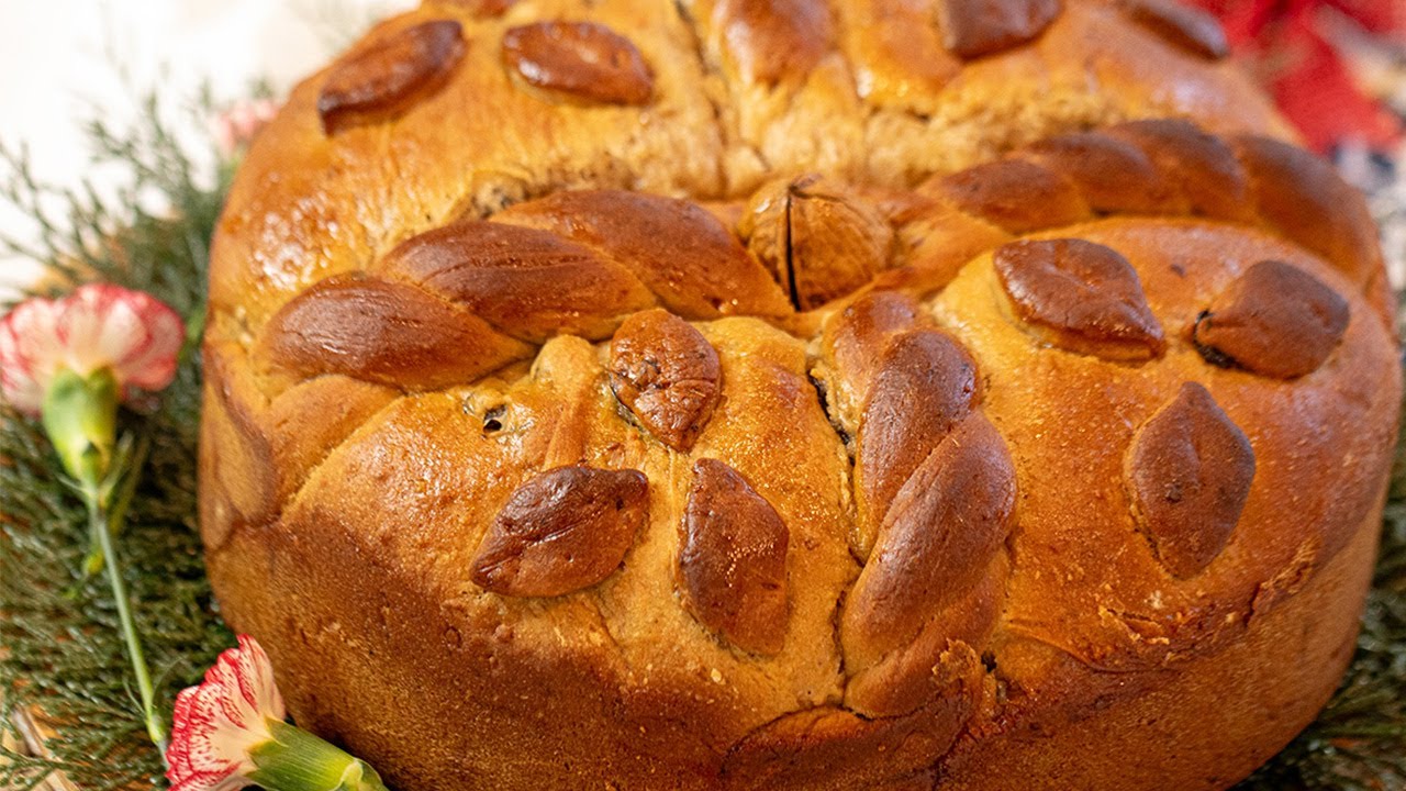 Greek Christmas Bread My Christopsomo Recipe Dining and Cooking