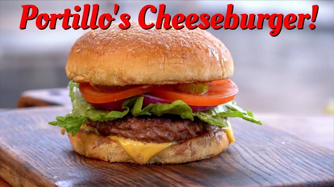 Portillo's Cheeseburger Recipe! CharBurger Copycat Recipe! Dining