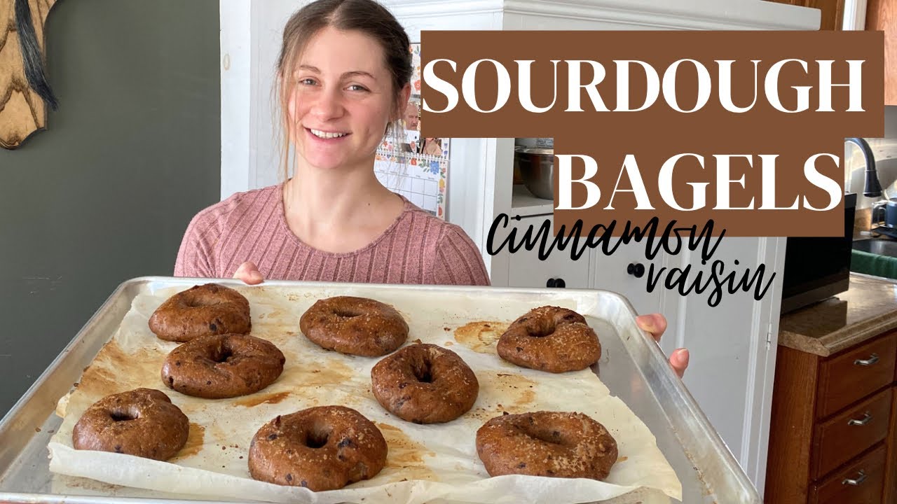 Sourdough Cinnamon Raisin Bagels! SO GOOD With Cream Cheese!! Dining