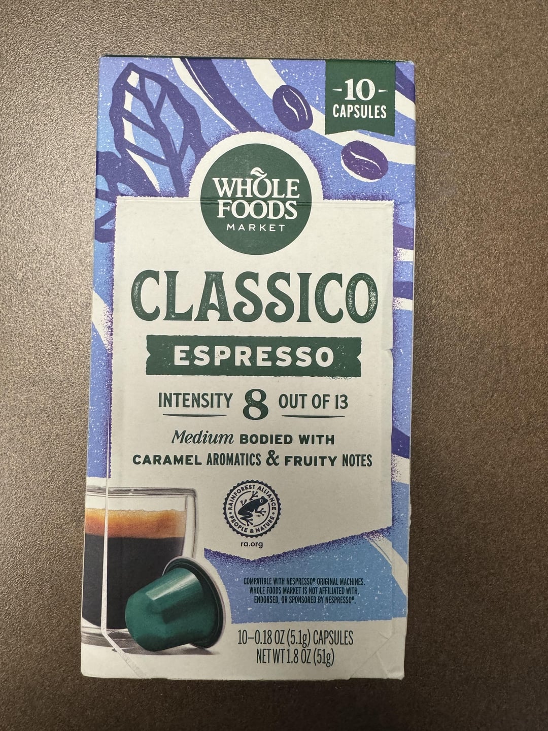 Whole Foods now sells nespresso pods! Dining and Cooking