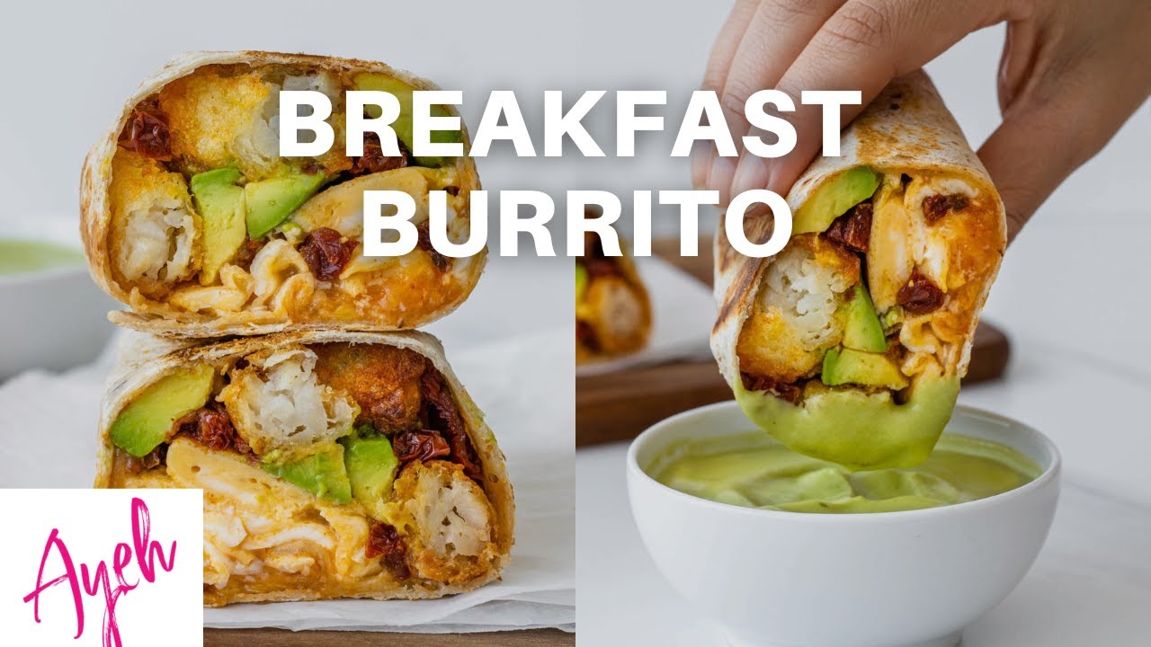 Vegetarian Breakfast Burrito - Dining and Cooking