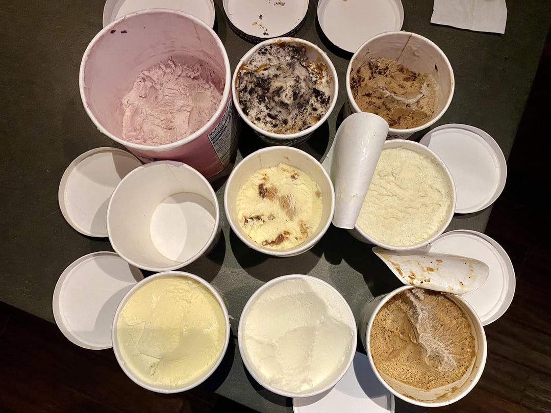 Current ice cream stash - Dining and Cooking