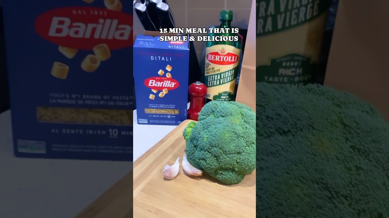 Min Pot Meal Pasta Broccoli Trendingshorts Easyrecipe Pasta
