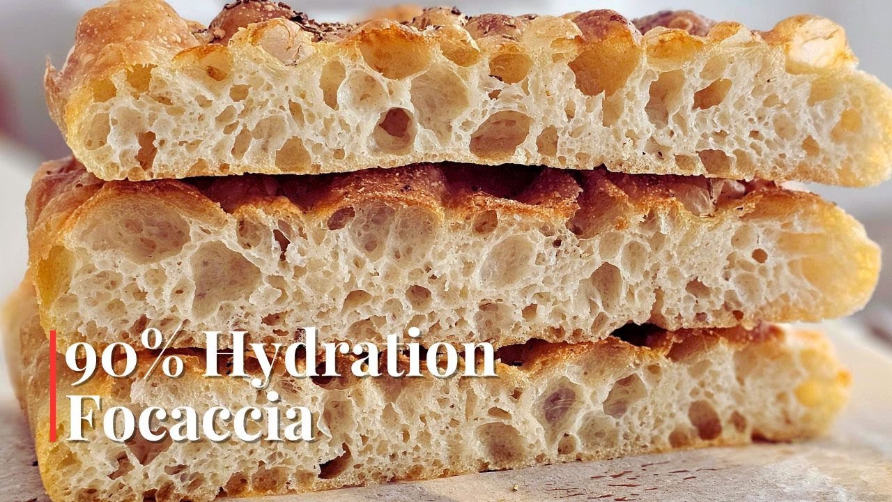 Easy No Knead Focaccia Recipe | Big Bubble, Soft 90% Hydration Bread ...