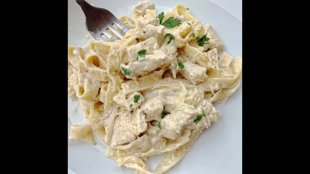 Easy Creamy Chicken Fettuccine Alfredo With Store-bought Sauce - Dining ...
